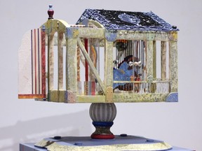 This piece, titled Pavilion, is part of a new exhibition, The Box, on at Michael Gibson Gallery of works by former London artist Tony Urquhart, who died in January.