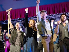 After a three-year hiatus due to the COVID pandemic, Streetlight Theatre Company returns to the Festival Hall stage in Pemborke with its production of Disney's Newsies. Kat Forder photo