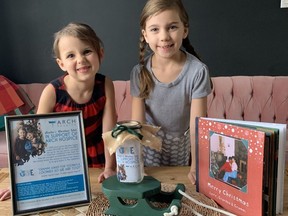 Adia, 6, and Blythe, 7, Ingram are following in their Grammi Heather Ingram's footsteps and have launched a Christmas fundraiser for ARCH.  ELAINE-DELLA-MATTIA.