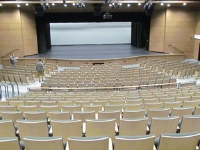 The theater at Great Lakes secondary school in Sarnia.
