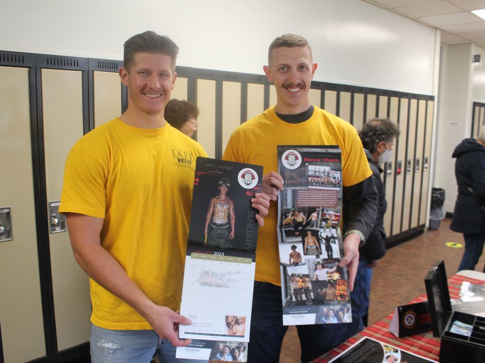 Sarnia firefighters association selling calendars for charity The