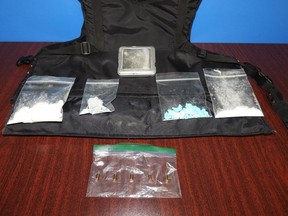 Drugs, ammunition and body armour was found executing a recent search warrant in Sarnia, police say. (Submitted)