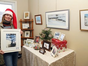 Susan Lampinen, of Lampinen Fine Art and Custom Framing, will be having a Christmas exhibition and sale at her business at 1350 Regent St. in Sudbury, Ont. this weekend. The event will feature artwork from Lampinen as well as local artists Sheryl Boivin, Debra Lynn Ireland, Astrid Colton and Bonnie Hallay. The exhibition will be held from Dec. 2 to Dec. 4 from 10 a.m. to 5 p.m. each day. There will be Christmas cheer, treats and a bird feeder will be offered as a door prize. John Lappa/Sudbury Star/Postmedia Network