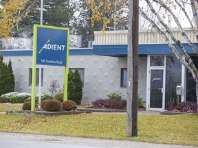 The Adient auto parts plant in Tillsonburg was closed abruptly by the US-based company, putting nearly 200 people out of work.  Derek Ruttan/Postmedia