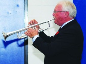 Neil Northcott is to play the trumpet during this Friday's Remembrance Day ceremony at the Cultural-Recreational Centre.