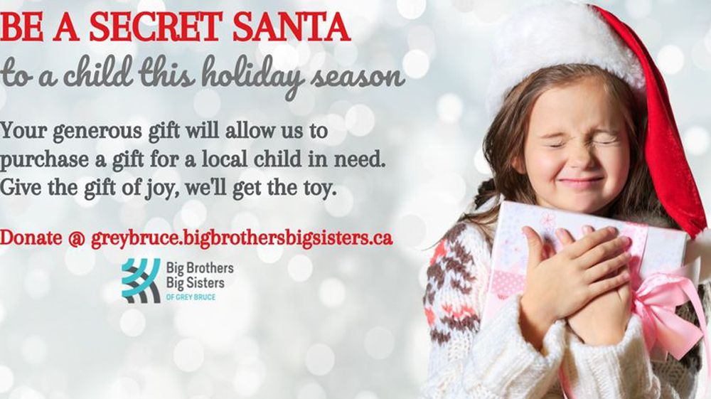 Big Brother Big Sisters looking for Secret Santas | Owen Sound Sun Times