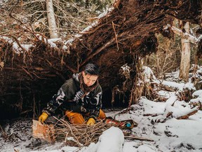 Teimojin Tan, a local doctor whose survival skills and determination were featured on the History Channel's Alone reality television series will give a talk at the Tom Thomson Art Gallery on Dec. 3.  Photo supplied