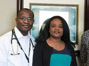 Doctors Joseph and Jane Ojedokun moved to Whitecourt in 2012. Jane Ojedokun is now involved in efforts to start a committee to recruit new medical professionals and keep others in Whitecourt.
