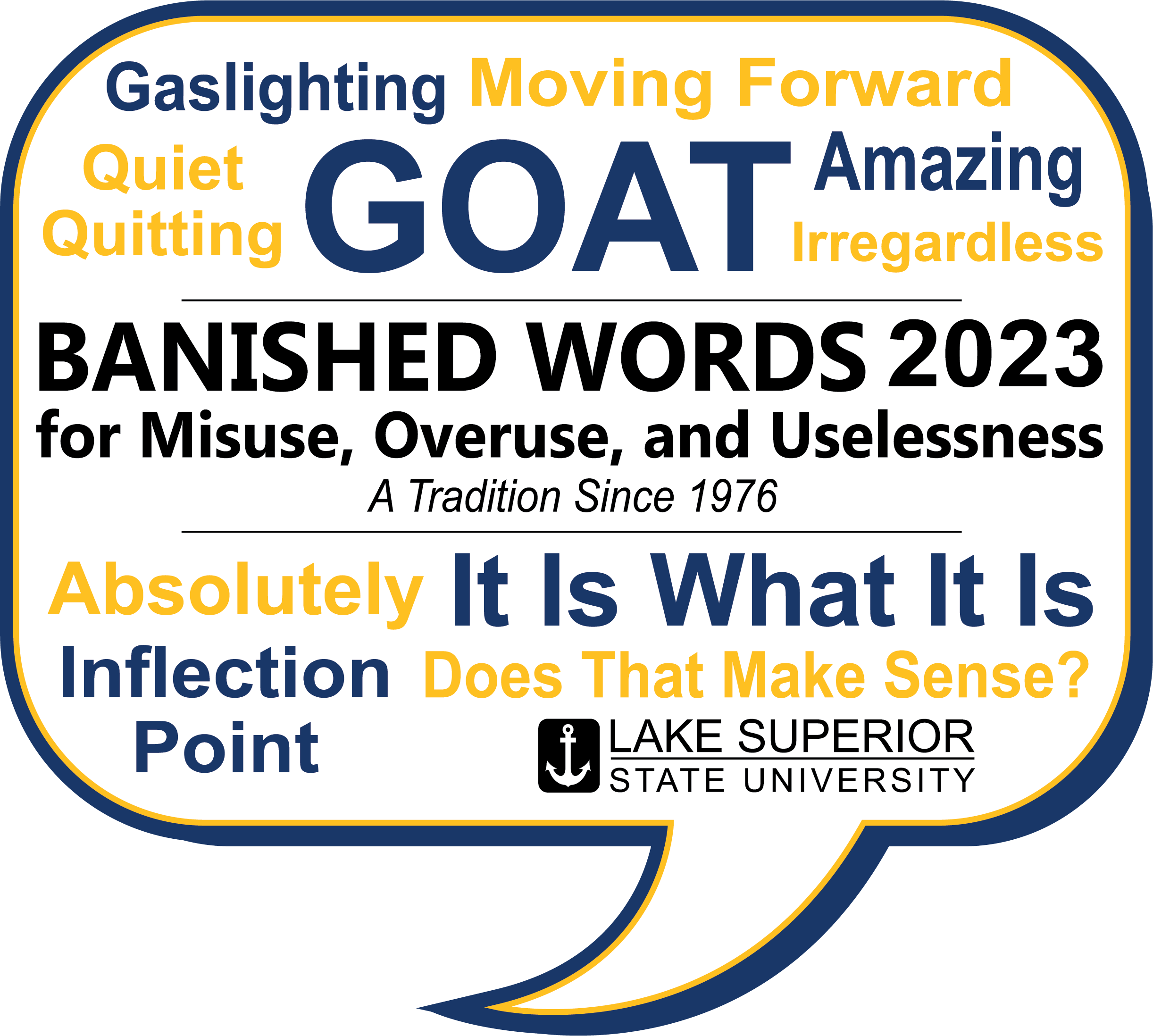 goat-tops-lssu-s-banished-words-and-phrases-for-2023-sault-star