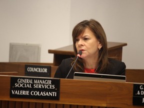 Valerie Colasanti, Lambton County's social services general manager, shown in this file photo.
