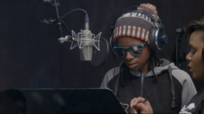 Sydney Duff in Unarmed Verses, one of the productions on the Stratford Festival’s new educational resource, Classroom Connect. Director of Photography Mike McLaughlin (National Film Board of Canada and STRATFEST@HOME)