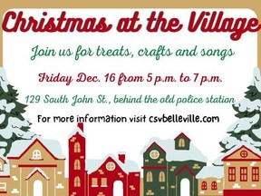 Area residents are invited to join Children’s Safety Village for treats, crafts and songs Fri., Dec. 16 from 5 pm.. to 7 p.m. at 129 South John St. (behind the old police station) for the organization’s annual Christmas celebration.