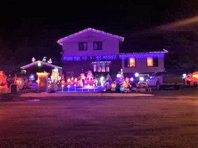 One of the entries in the Holiday Light Up contest the Village of Sundridge held in 2021.