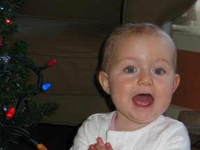 Nadine Robinson’s daughter, Audrey, in 2004. She’s now 19 and ‘still believes in the magic of Christmas.’