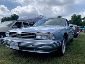 Ben Walker of London had his 1996 Oldsmobile Ninety-Eight Regency Elite on display at the Old Autos car show in Bothwell in August. Peter Epp photo