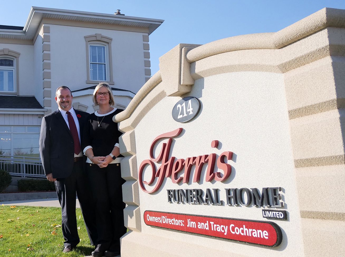 Familiar faces take on ownership of Ferris Funeral Home St. Thomas