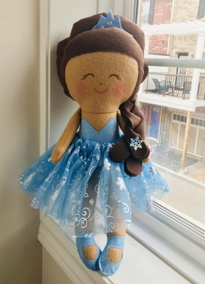 A felt and cotton doll made by Stratford artisan and entrepreneur Ana Costa.  (Contributed photo)