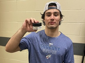 Sudbury Wolves forward Kocha Delic recorded his first OHL hat trick, then added a fourth goal for good measure in a 7-1 win over the Oshawa Generals on Sunday.