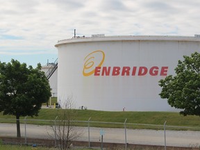 Enbridge facility on Plank Road in Sarnia.
File photo/The Observer