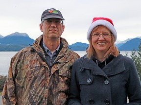 Terrie and her husband joined their daughter, her husband, and their baby son on Keats Island for Christmas. (supplied photo)