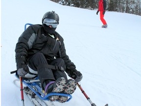 No Limits Adaptive Ski Association, which operates out of Searchmont Resort, has 16 certified instructors who, this year, deliver lessons on 10 consecutive Sundays, beginning Jan. 8. Facebook photo