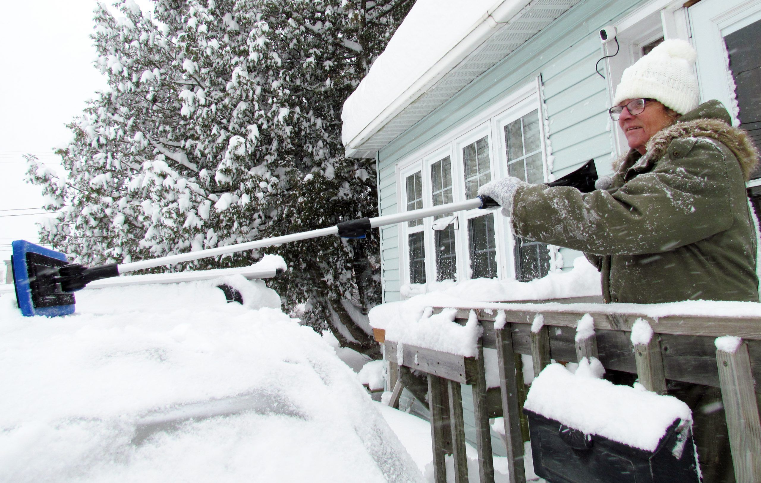 It’s A Reach Clearing Snow In Sault Ste. Marie | Sault Star