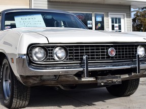The unique 1970 Ford Torino on a GT Cobra chassis was custom-made for Norm Tufts’ father in 1969 at the Oakville Ford plant. The Grand Bend donated the rare car to a museum in Alberta.