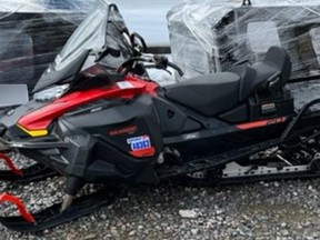 Ontario Provincial Police are asking for the public's assistance in their investigation of a stolen snowmobile.