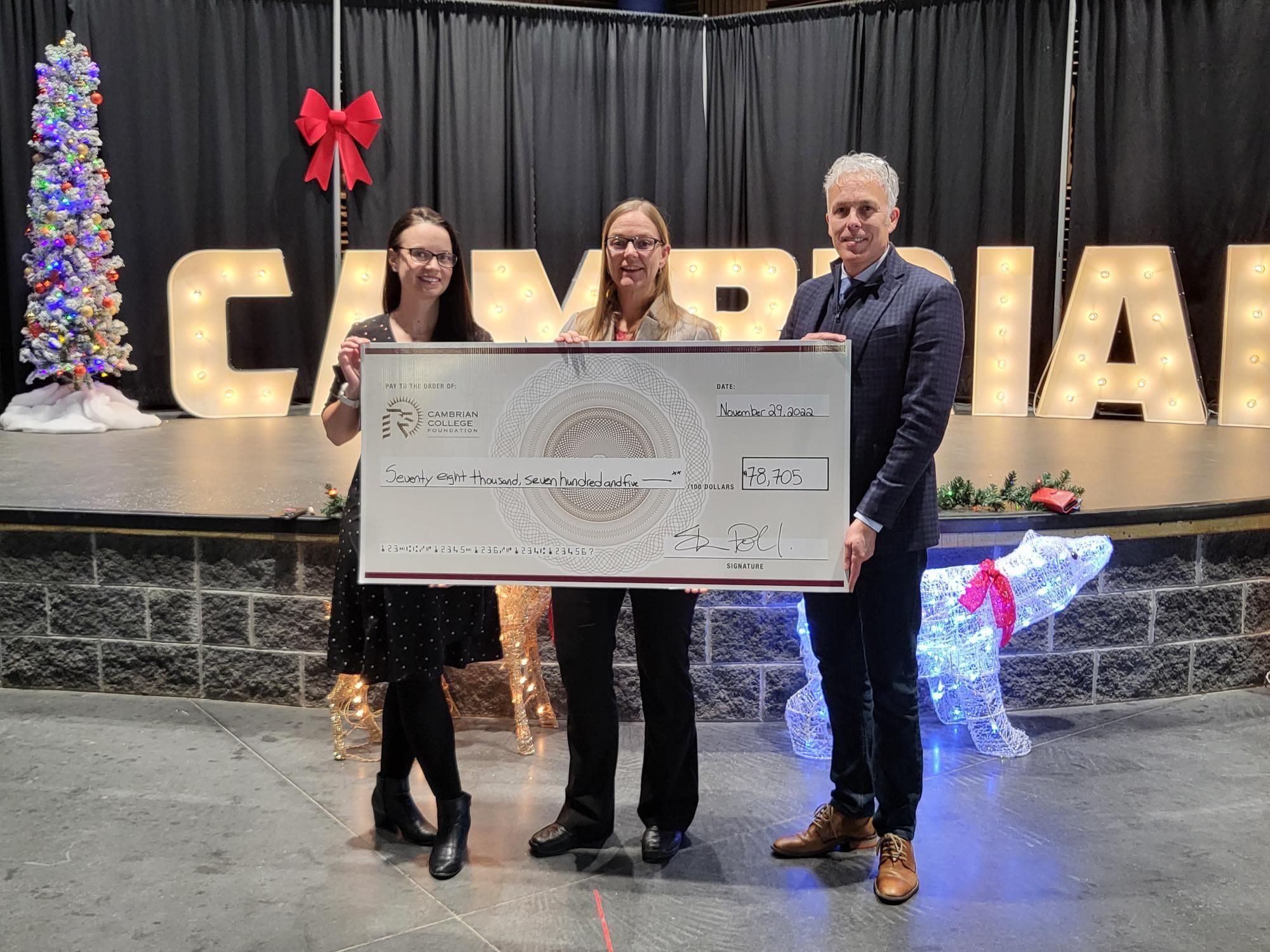 Cambrian College Foundation raises $78,000-plus during Giving Tuesday