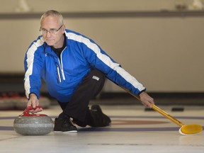 Curler Phil Daniel is pictured at Beach Grove Golf and Country Club in Tecumseh, Ont., on Monday, February 19, 2018.  (DAX MELMER/Windsor Star)