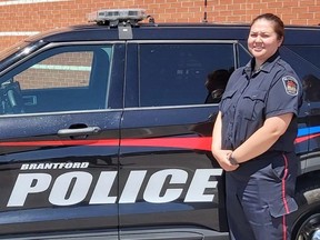 Krissa Staats was a new recruit hired by the Brantford police in May 2021 but, after more than a year as a cadet, is now suspended, after being criminally charged in October with five offences.