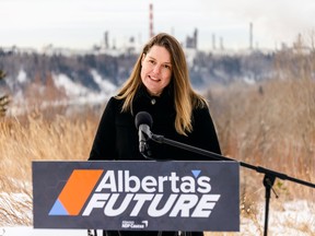 NDP MLA Heather Sweet shared the Alberta Opposition's economic plan, which was endorsed this week by the Alberta Industrial Heartland. Photo Supplied.