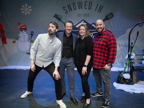 The Snowed in Comedy Tour lineup for Canmore is tour founder Dan Quinn, Alberta's own Paul Myrehaug, Pete Zedlacher and Erica Sigurdson. Photo submitted.