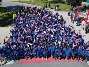 Pictured are Loyalist College students during convocation in June. SUBMITTED