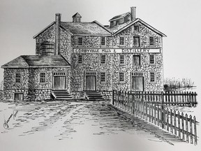 Give Denis Newman a snapshot of a building -- especially one with historical significance or a connection with mining -- and he will transform it into a pen and ink sketch. DENIS NEWMAN