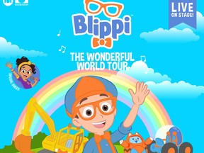 Blippi: The Wonderful World Tour stops at the Sanderson Centre on March 6. Submitted