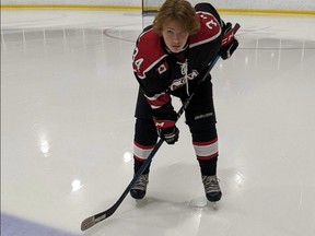 Brantford Minor Hockey Association under-15 select player Mason Dropko recently recorded a hat trick in 27 seconds while playing for the 99ers at the Brantford Community Hockey League's Tournament of Friends.