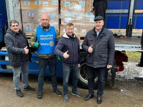 Rotarians in southern Ontario and western New York worked together to send nearly $170,000 in relief supplies to Ukraine. Submitted