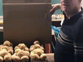 Dan (The Mushroom Man) McCutcheon, will be joining hundreds of others for the annual Polar Bear Swim in Port Dover on Jan. 1. He and his friend, Abbie Game, are taking the plunge to raise money for the Brantford food bank. They recently met their fundraising target thanks to generous Brantford Farmers Market customer. Submitted