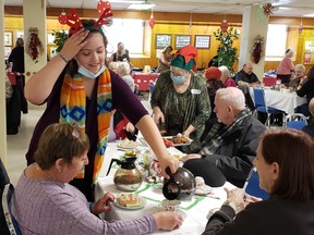 Crowds of people come out to support the Pro-Cathedral of the Assumption CWL Annual Christmas Bazaar & Tea.