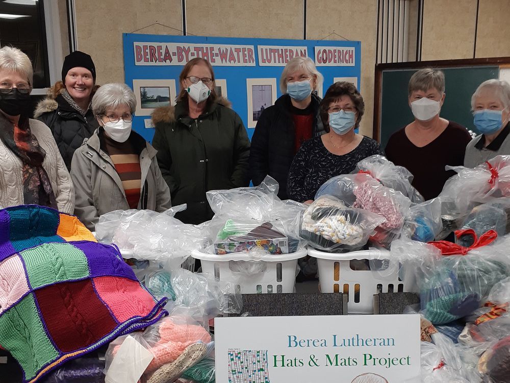 Berea Hats and Mats donate to Women’s Shelter Seaforth Huron Expositor