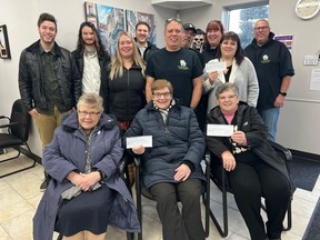 Cornwall's Ghost Walk for Charity event committee members, along with representatives of various local groups receiving support. Handout/Cornwall Standard-Freeholder/Postmedia Network
