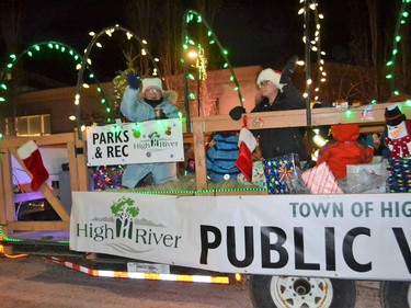 Town of High River float - Public Works and Parks and Recreation.