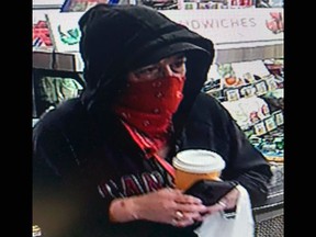 Kingston Police are searching for this woman after a purse was stolen and the credit cards inside were used last September. (Supplied by the Kingston Police)
