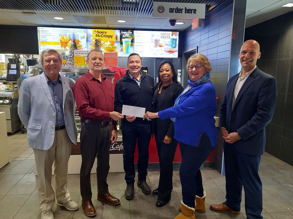 McDonald's Trenton owners present generous donation to NAFMC