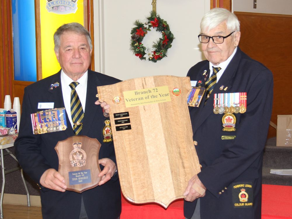 Royal Canadian Legion Pembroke Branch Holds Annual Honours And Awards ...