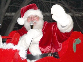 Santa waves to the excited crowds that lined the streets of Petawawa on Dec. 3 for the annual Santa Claus Parade. Anthony Dixon
