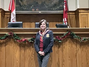 Lucan Biddulph Mayor Cathy Burghardt-Jesson was recently elected to her third term as warden of Middlesex County council. Handout