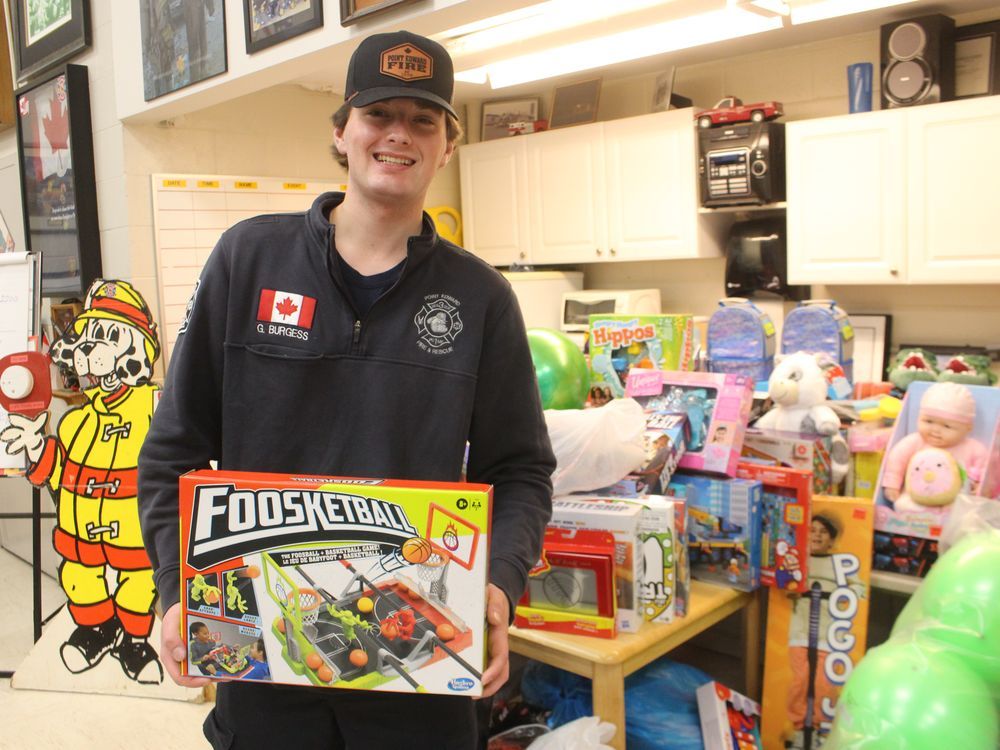 Point Edward Firefighters Toy Drive Is