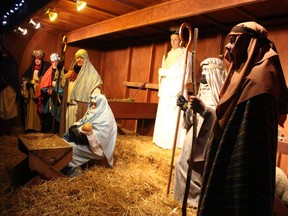 A live nativity scene at Redeemer Lutheran Church in Sarnia is shown in this file photo from 2019. The tradition returns this year for two nights this week at the church located on Indian Road.